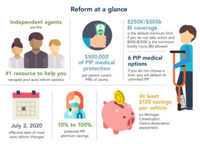 What is the new Michigan auto insurance law?